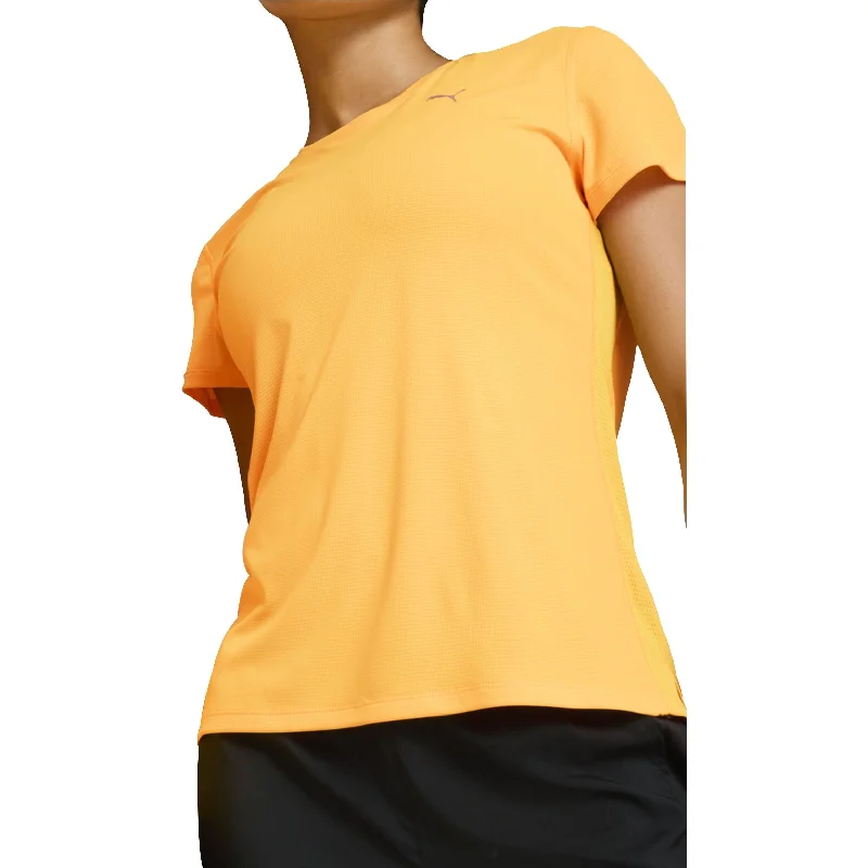 Your Weekend, Your Savings Puma Run Favourite Velocity Short Sleeve Womens Running Top - Orange
