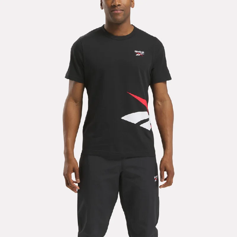 Final Clearance REEBOK MEN'S IDENTITY CROSS CHECK BLACK TEE
