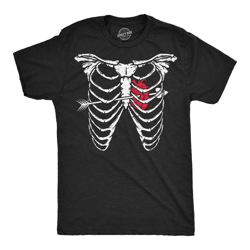 Weekend Specials to Grab Ribcage Arrow Heart Men's T Shirt