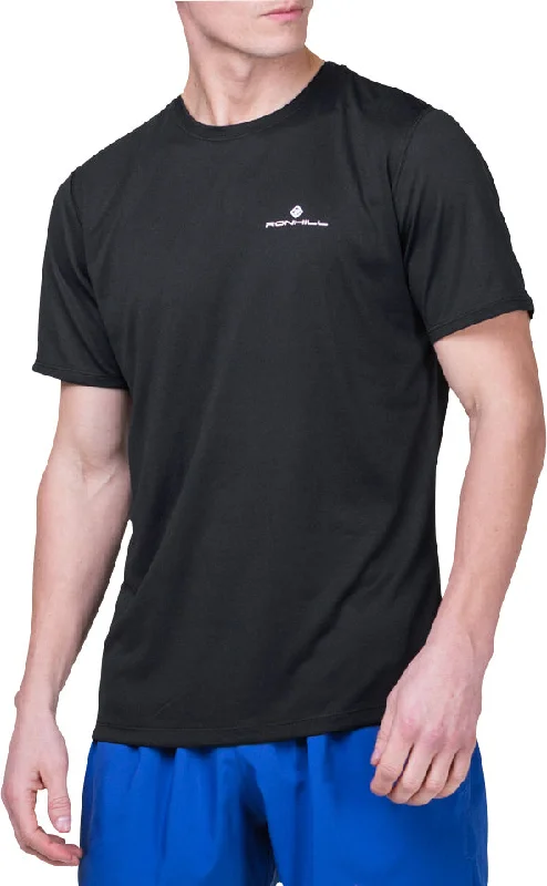 Weekend Discounts to Savor Ronhill Core Short Sleeve Mens Running Top - Black