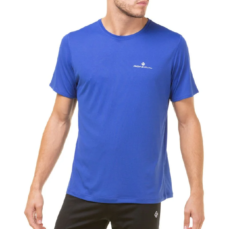 Daily Deals Ronhill Core Short Sleeve Mens Running Top - Blue