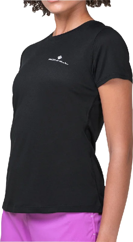 Weekend Bargains to Savor Ronhill Core Short Sleeve Womens Running Top - Black
