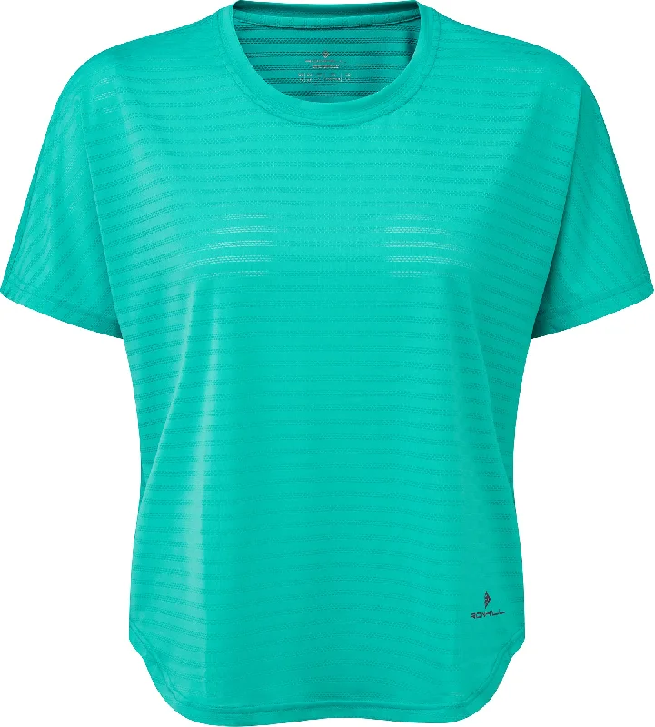 Weekend Discounts to Delight Ronhill Life Agile Short Sleeve Womens Running Top - Green