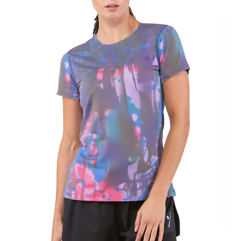 Buy Today Ronhill Tech Golden Hour Short Sleeve Womens Running Top - Blue