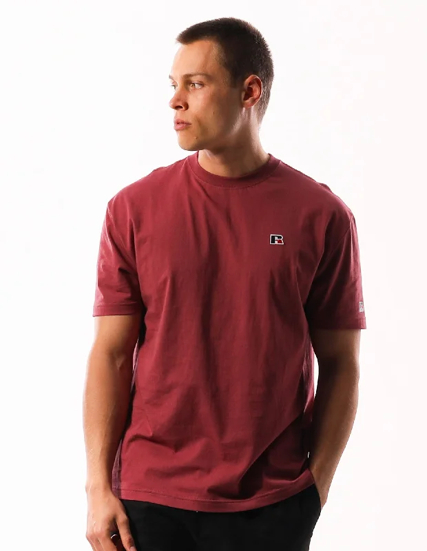 Season Finale Sale RUSSELL MEN'S R LOGO SLOUCH RUSSET TEE