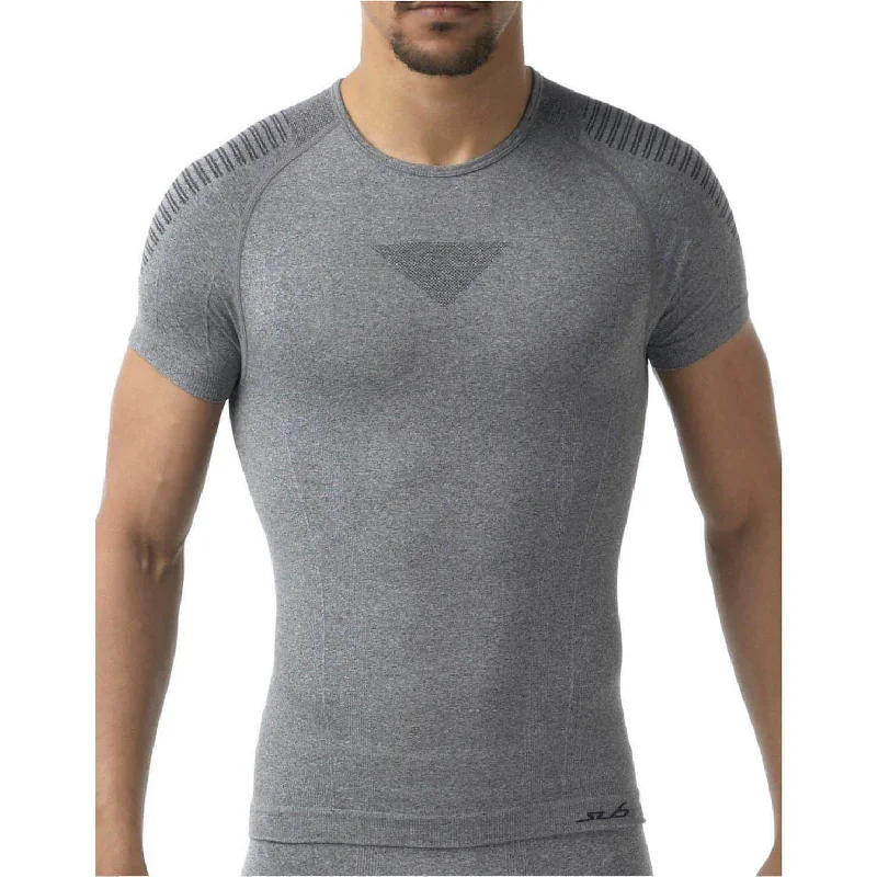 Mega Sale Sub Sports SubAir Seamless Baselayer Short Sleeve Mens Top - Grey
