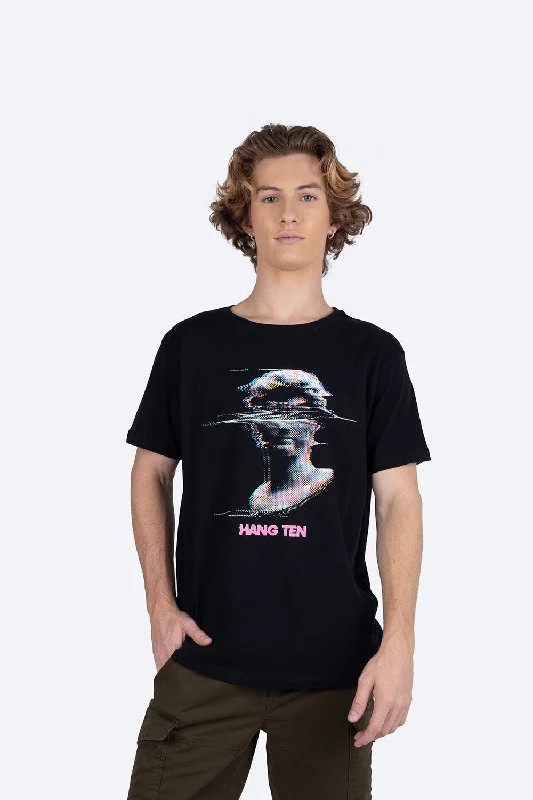 Exclusive Preview T-shirt negra estampada