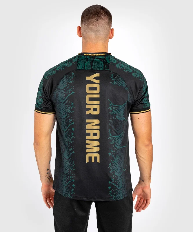 Today Only UFC Adrenaline by Venum Personalized Authentic Fight Night Men’s Jersey  - Emerald Edition -  Green/Black/Gold