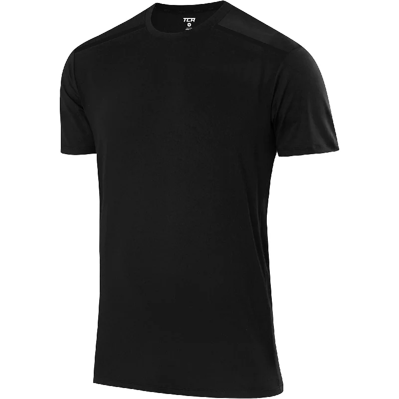 Weekend Deals That Sizzle TCA Radius Short Sleeve Mens Running Top - Black
