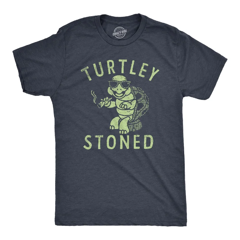 Final Clearance Turtley Stoned Men's T Shirt