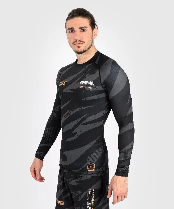 Super Bargain UFC Adrenaline by Venum Fight Week Performance Long Sleeve Rashguard - Urban Camo