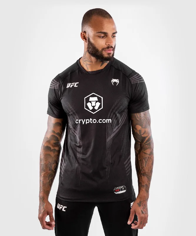 New Deals UFC Venum Authentic Fight Night Men's Walkout Jersey - Black