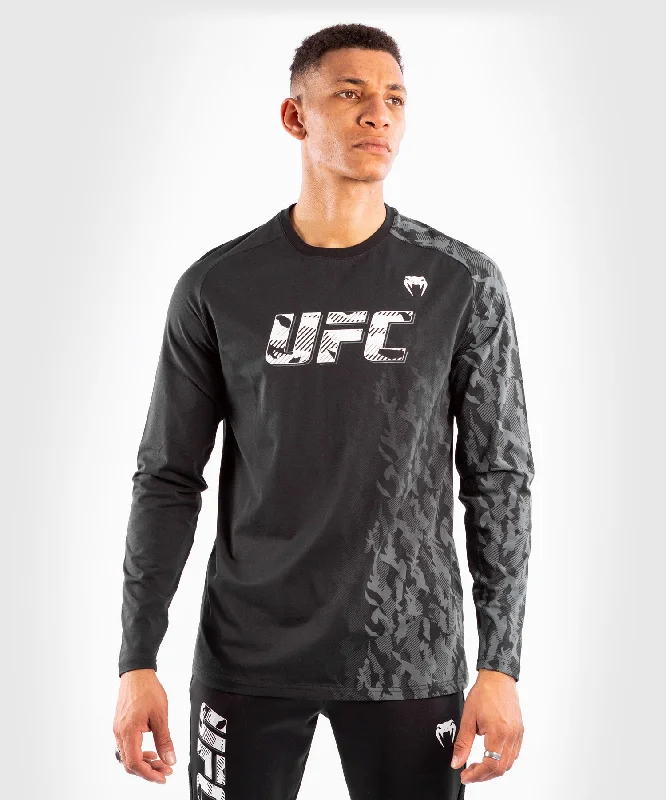 Steal Deal UFC Venum Authentic Fight Week Men's Long Sleeve T-shirt - Black