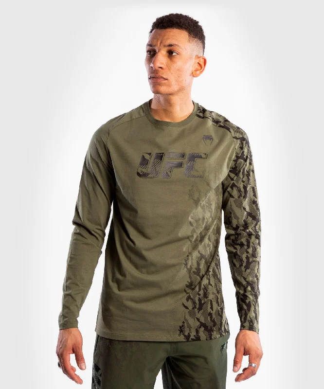 Mega Sale UFC Venum Authentic Fight Week Men's Long Sleeve T-shirt - Khaki