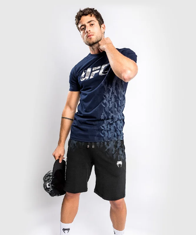 The Best Deal UFC Venum Authentic Fight Week Men's Short Sleeve T-shirt - Navy Blue
