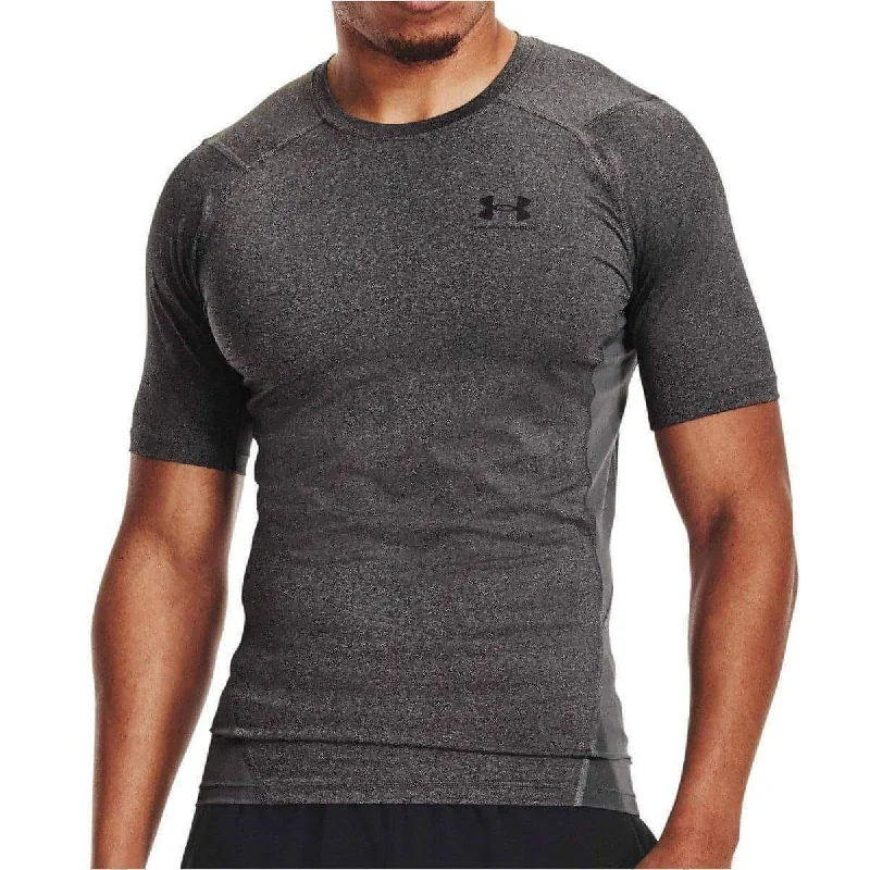 Massive Deals Under Armour HeatGear Armour Short Sleeve Mens Compression Top - Grey