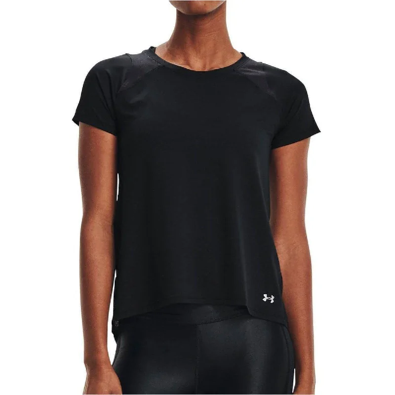 Mega Deal Under Armour Iso-Chill Short Sleeve Womens Running Top - Black