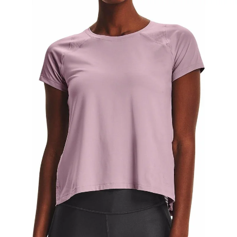 Bonus Savings Under Armour Iso-Chill Short Sleeve Womens Running Top - Pink
