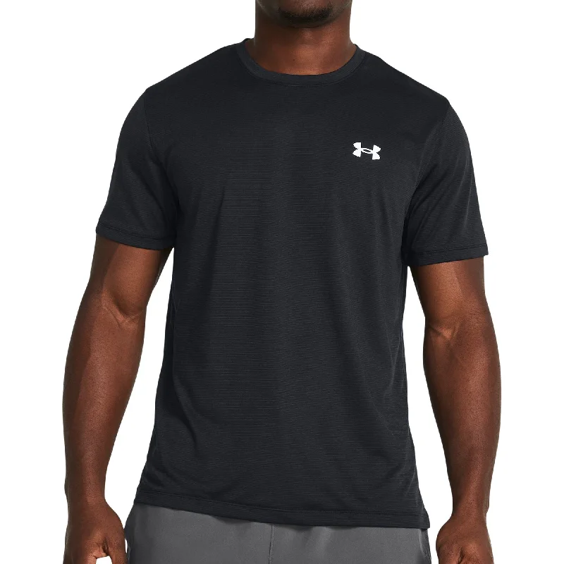 Weekend Deals You Can't Resist Under Armour Launch Short Sleeve Mens Running Top - Black