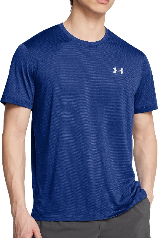 Price Smash Under Armour Launch Short Sleeve Mens Running Top - Blue