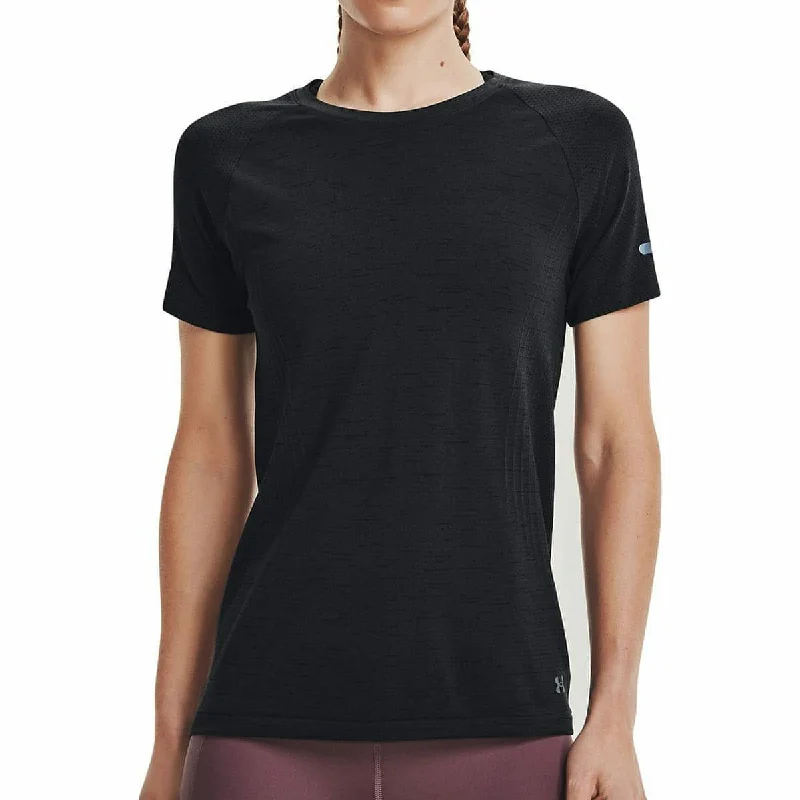 Bargain Prices Under Armour Seamless Short Sleeve Womens Running Top - Black