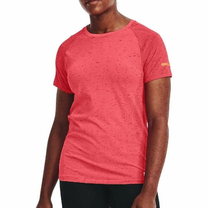 Exclusive Savings Under Armour Seamless Short Sleeve Womens Running Top - Pink