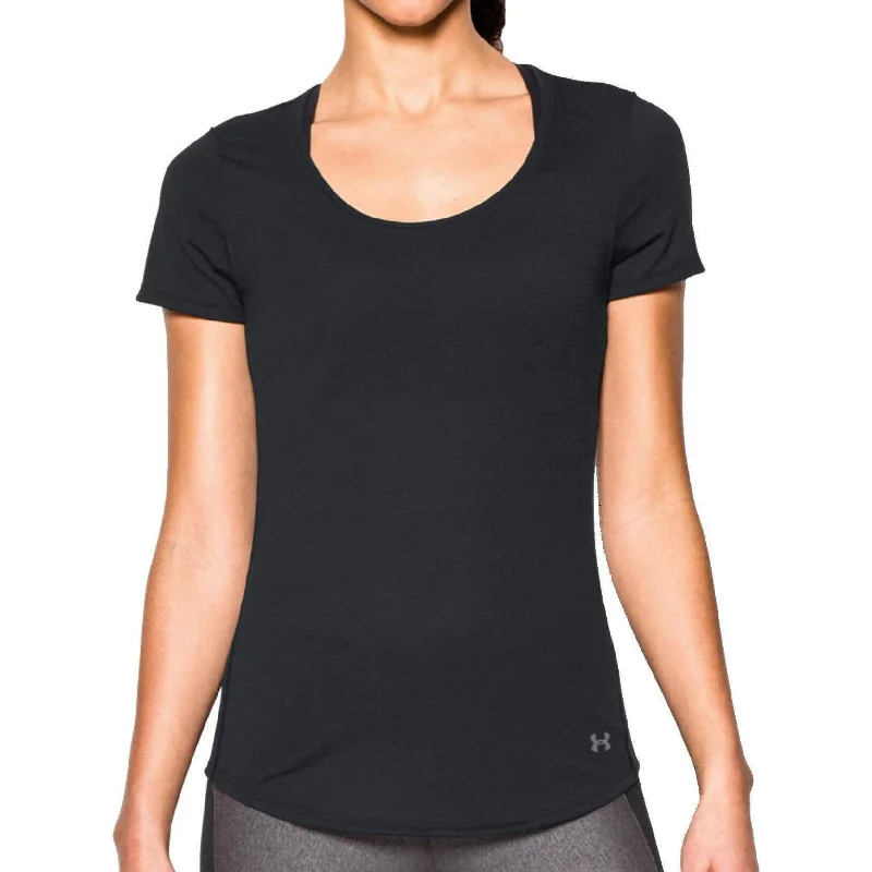 Bargain Bin Under Armour Streaker Short Sleeve Womens Running Top - Black