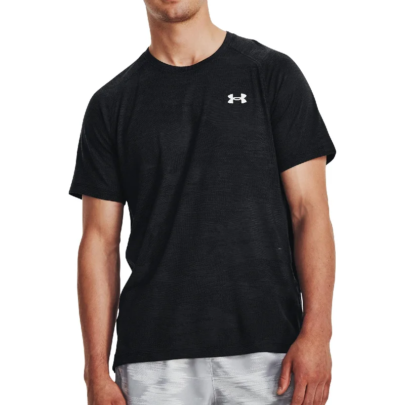 The Best Deal Under Armour Streaker Speed Camo Short Sleeve Mens Running Top - Black