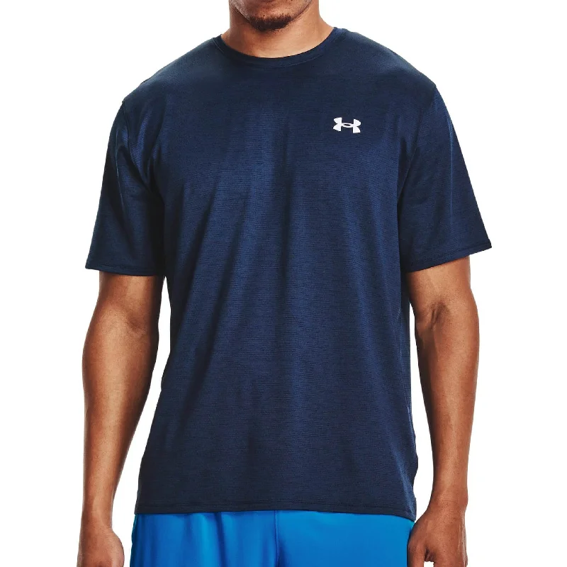 Fantastic Savings Under Armour Vent 2.0 Short Sleeve Mens Running Top - Navy