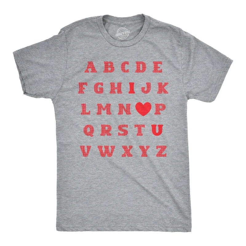Weekend Savings Bonanza Valentine Alphabet Men's T Shirt