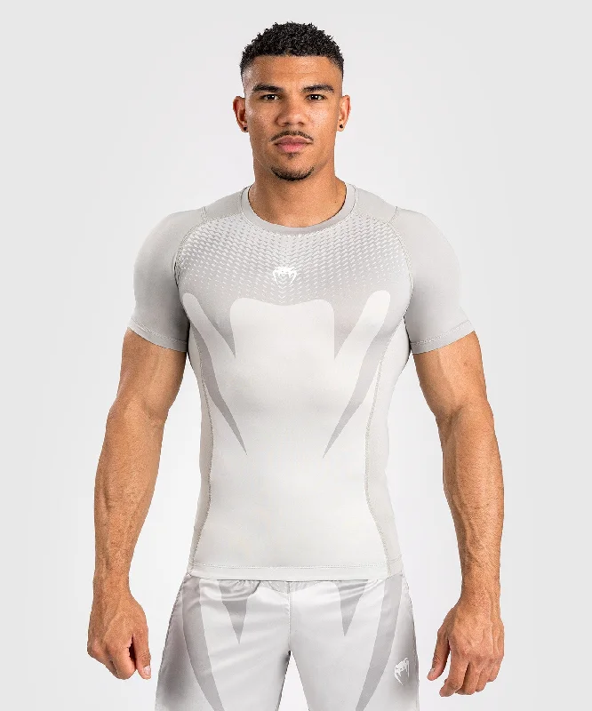 Inventory Reduction Venum Attack Men's Short Sleeve Rashguard - Sand