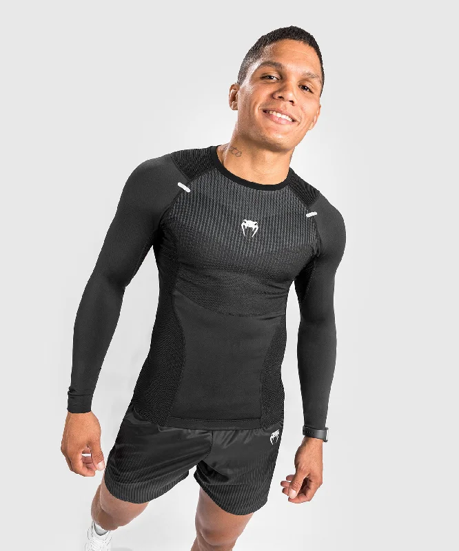Unmissable Sale Venum Biomecha Rashguard Long Sleeves - Black/Grey