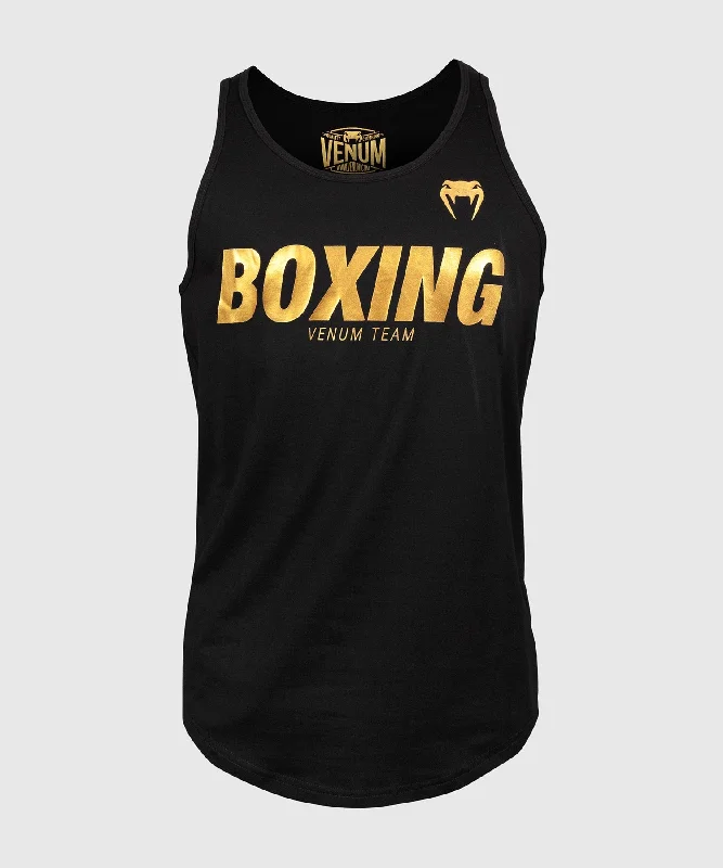 Discount Mania Venum Boxing VT Tank Top - Black/Gold