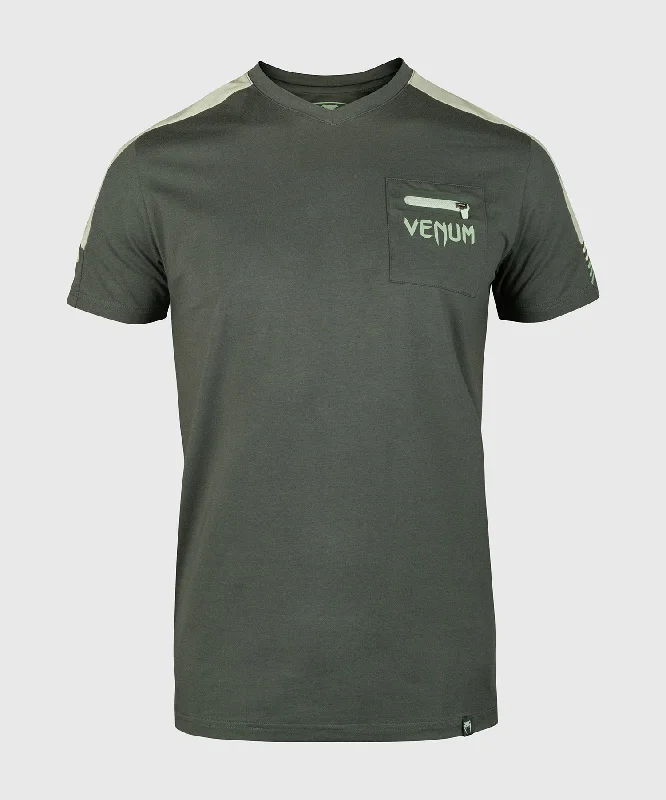 Take Advantage Venum Cargo T-shirt - Dark khaki/Beige-Khaki