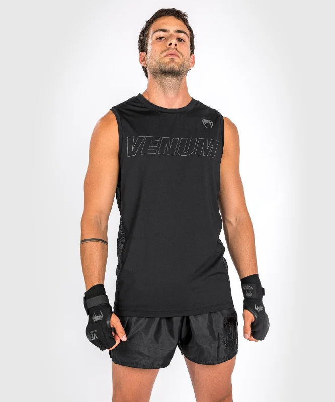 Clearance Sale Venum Classic Evo Dry Tech Tank Top - Black/Black Reflective
