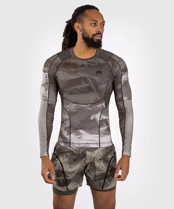 Crazy Savings Venum Electron 3.0 Long Sleeve Rashguard - Sand