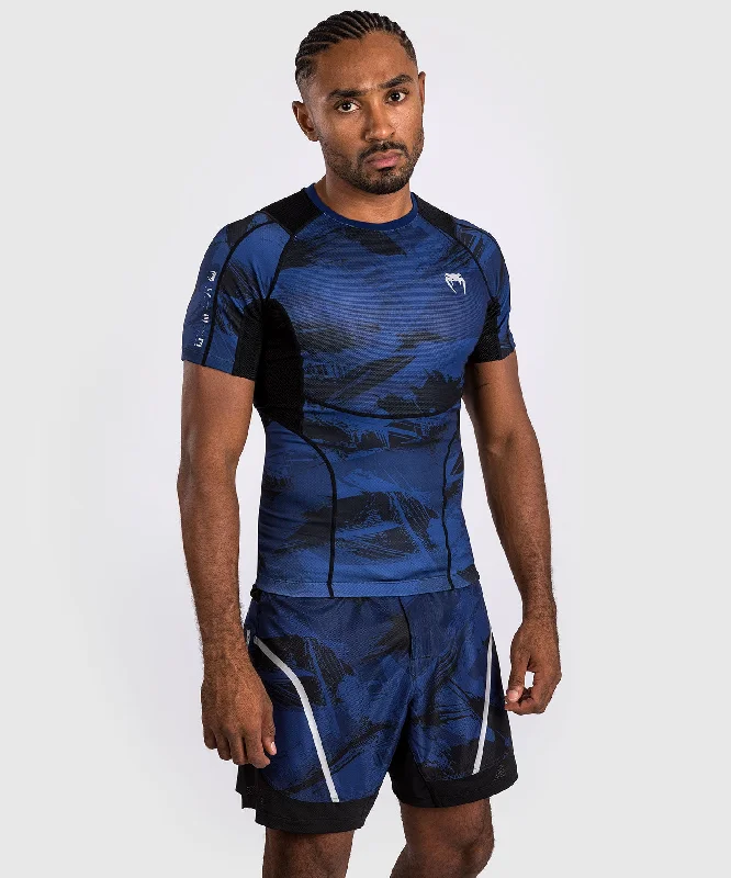 The Best Prices Venum Electron 3.0  Short Sleeve Rashguard - Navy