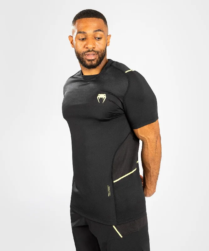 Weekend Savings Delight Venum Fusion 2.0  Men Dry Tech T-Shirt - Black/Yellow