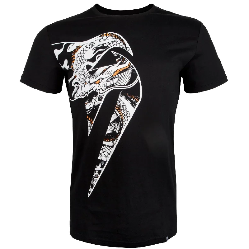 Stock Clearance Venum Giant x Dragon T-shirt - Black/White