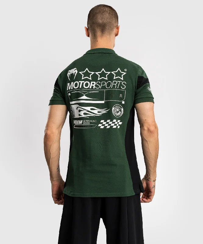 Weekend Deals That Spark Venum Motorsport Cotton Polo - Deep Forest