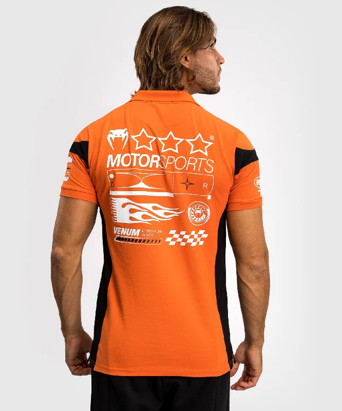 Weekend Discounts to Enjoy Venum Motorsport Cotton Polo - Tangerine