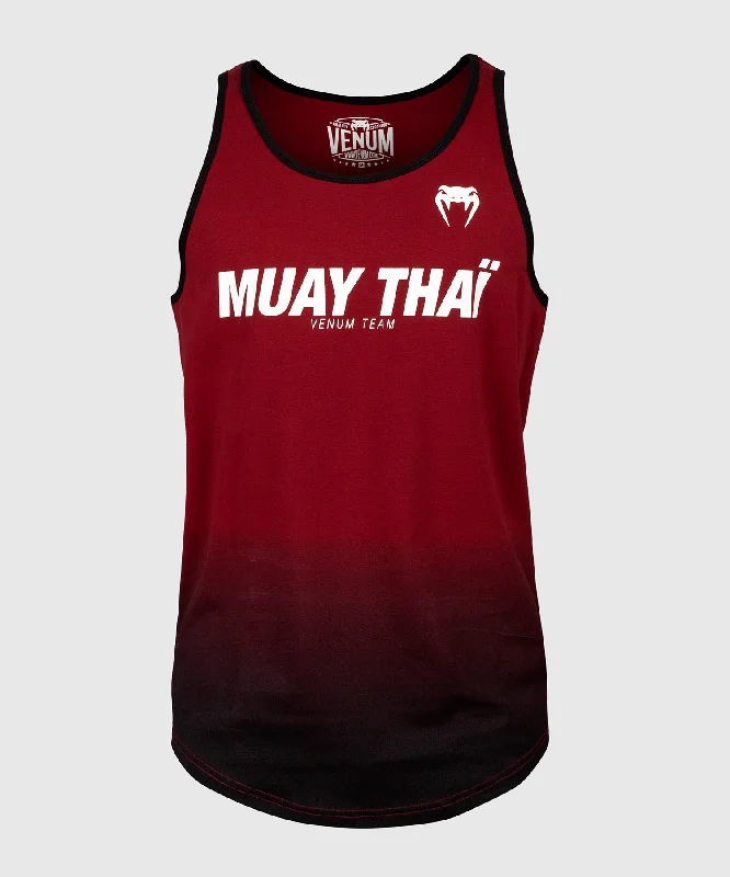 Fantastic Offers Venum Muay Thai VT Tank Top - Red Wine/Black