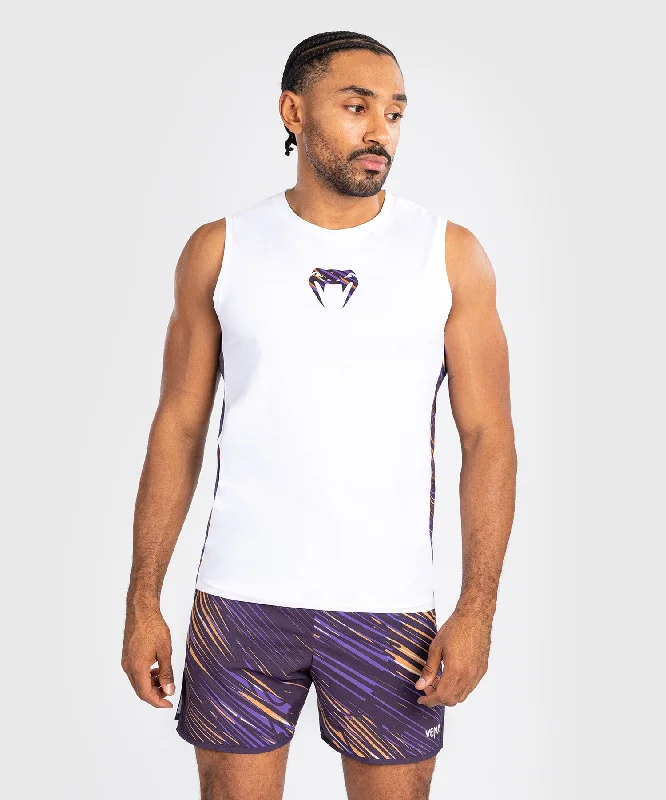 Super Savings Venum Rapid Men’s Tank Top - White/Deep Purple