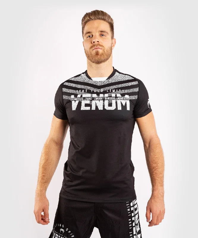 Special Offer Venum Signature Dry Tech T-shirt - Black/White