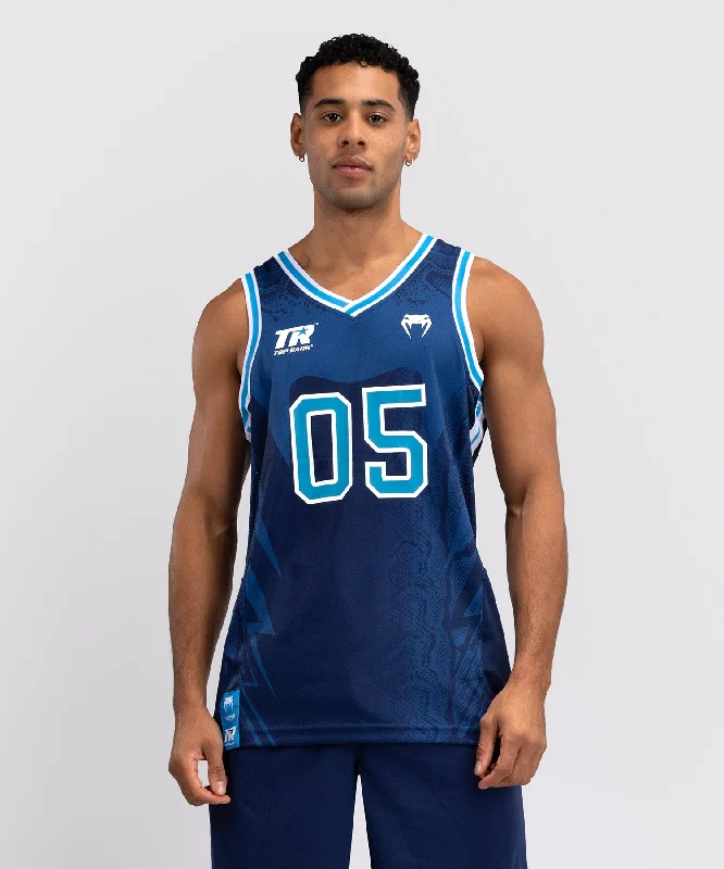 Weekend Discounts to Delight Venum X Top Rank Original Men's Basketball Jersey - Navy Blue