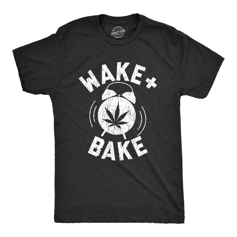 Stock Up Wake And Bake Alarm Clock Men's T Shirt